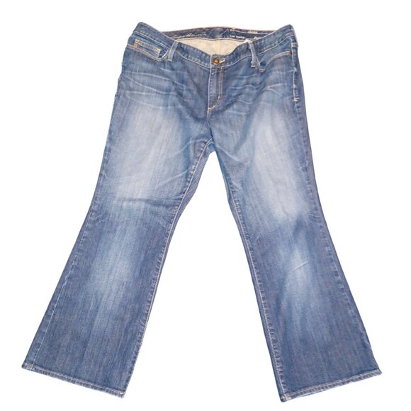 Eddie Bauer Denim Jeans Classic Bootcut Women's Size 18P Casual Relaxed Fit - Picture 2 of 11